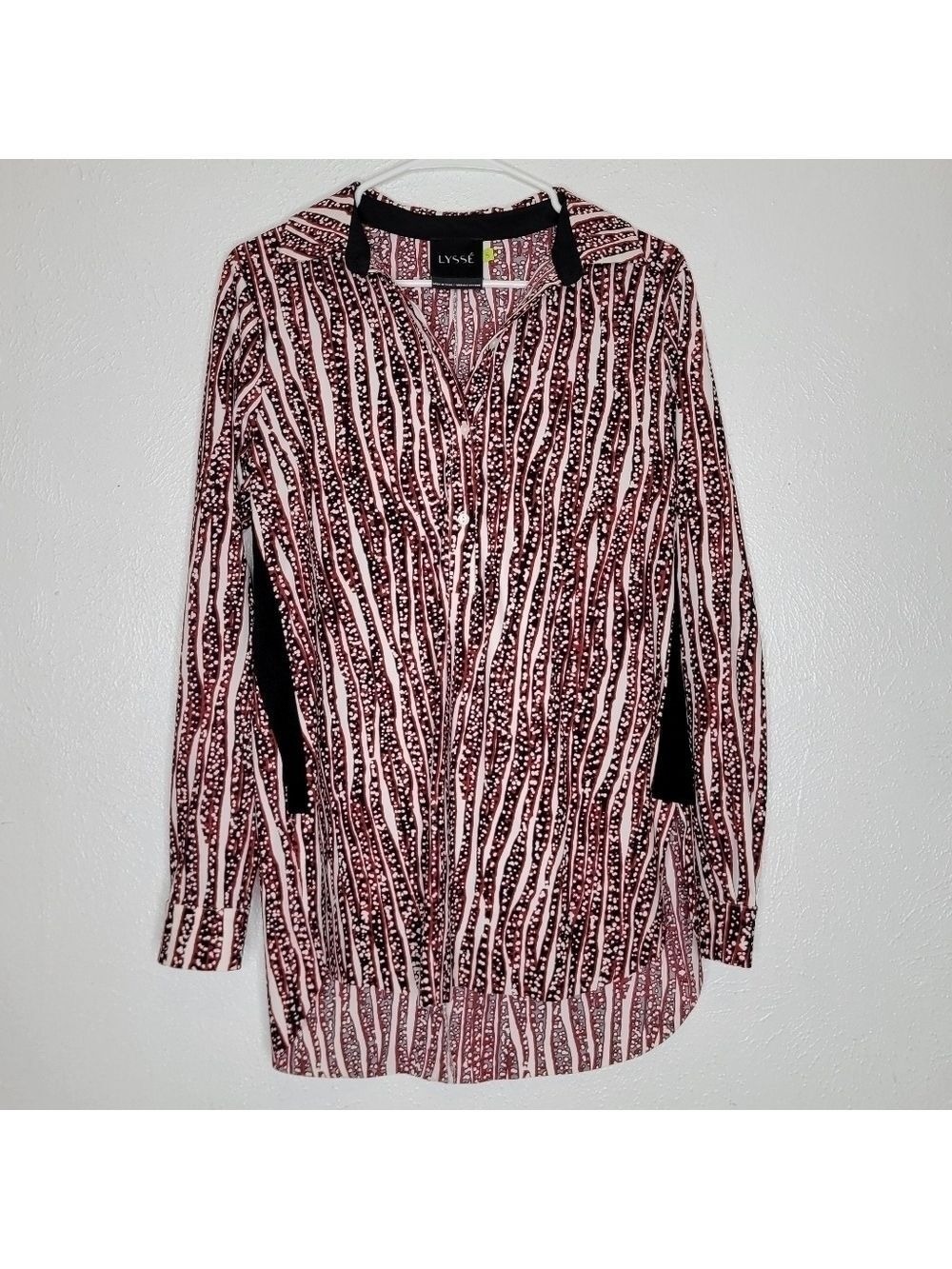 Lysse Neve Snowfall Button Down Shirt Women's Size Small